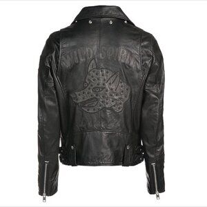Diesel L-Beck-EMB “Wild Spirit” 100% Goat Leather Size M!!